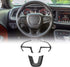 JeCar Steering Wheel Cover Interior Decoration Trim Kits Compatible with Dodge Challenger/Charger 2015-2023/Durango 2014-2020 & Grand Cherokee 201...
