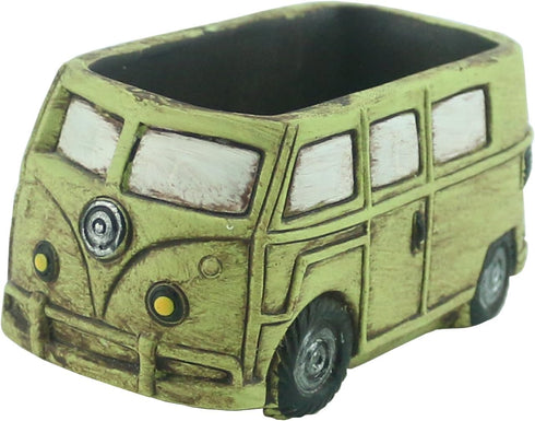 Ogrmar Retro Creative Car Flower Pot Garden Plant Succulent Planter Desk Flower Pot Cactus Plant Pot (WY1485, Yellow-green)...