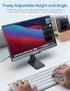 ARZOPA Cell Phone Stand Angle Height Adjustable Phone Holder for Desk, Foldable Phone Stand, Compatible with iPhone, iPad, Surface Pro, Portable M...