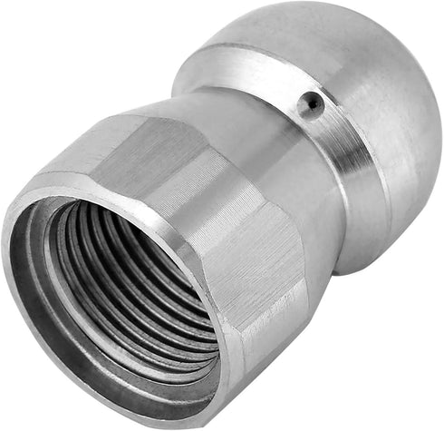 Sewer Cleaning Nozzle,3/8" High Pressure Washer Drain Hose Sewer Cleaning Pipe Jetter Nozzle...