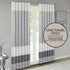 Madison Park Window Curtain Single Panel Faux Silk, Elegant Pleats, Rod Pocket Curtains for Living Room Privacy, Room Darkening Window Curtain for...