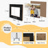 Wooden Photo Frame Family Gifts Housewarming Gifts for Mom Dad Grandma Grandpa, Wooden Photo Frame with Iron Stand for Tabletop or Desktop Display...