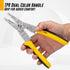 KATA 8 Inch Wire Cutter Wire Stripper, Cutting for 10-20 AWG Solid Wire and 12-22 AWG Stranded Wire, Wire Stripper Crimper Crimping Tool for Elect...
