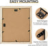 Golden State Art, 11x14 Picture Frame White - Solid Wood Picture Frame with Real Glass - Display Photos 8x10 with Mat or 11x14 Without Mat - Wall ...