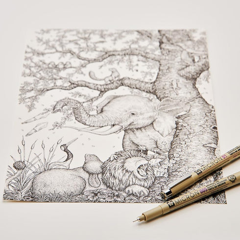 Sakura Pigma Micron 05 Black 0.45mm Line Width 1pcs...