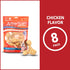 Pet Factory American Beefhide 4-5" Knotted Bones Dog Chew Treats - Chicken Flavor, 8 Count/1 Pack...