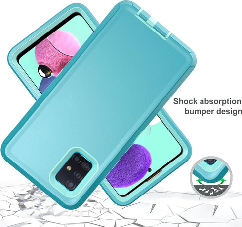 Galaxy A51 5G Case for Samsung Galaxy A51 5G Case Military Drop Shockproof Armor Heavy Duty Rugged 3 in 1 Protection Cover for Galaxy A51 5G Phone...