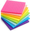8 Pads Lined Sticky Notes 4x4 Sticky Notes with Lines Self-Stick Note Pads 8 Bright Multi Colors, 50 Sheet/Pad...
