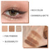 Erinde 9 Colors Eyeshadow Palette, Matte Shimmer Glitter Eye Shadow Palette Makeup, Highly Pigmented Long Lasting Waterproof, Natural Neutral Nude...