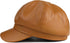 Womens PU Leather Newsboy Cap 8 Panel Paperboy Newsie Cap Bakerboy Cap Beret Cabbie Cap Hat...