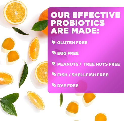 Nature’s Acidophilus Probiotics for Women & Men Gummies, 5 Billion CFU, 6 Strains, Daily Probiotic Supplement Gummy to Support Digestive Health, N...