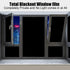 Blackout Window Film, Static Cling Window Tint 100% Light Blocking No-Glue Window Cover for Home Privacy, Room Darkening, Nap Time, Aquarium, Baby...