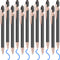 12 Pcs Blue Ink Ballpoint Pen with Stylus Tip, 1.0 mm Metal Pen Stylus Pen for Touch Screens, 2 in 1 Thank You Pen Gift for Friends, Colleagues, C...