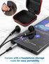 ACAGET 3.5mm Headphones Wired Earbuds for Samsung Galaxy A23 A14 A15 A03s S10 S9, Noise Canceling Semi in-Ear Headset 3.5mm Jack Stereo Earphones ...