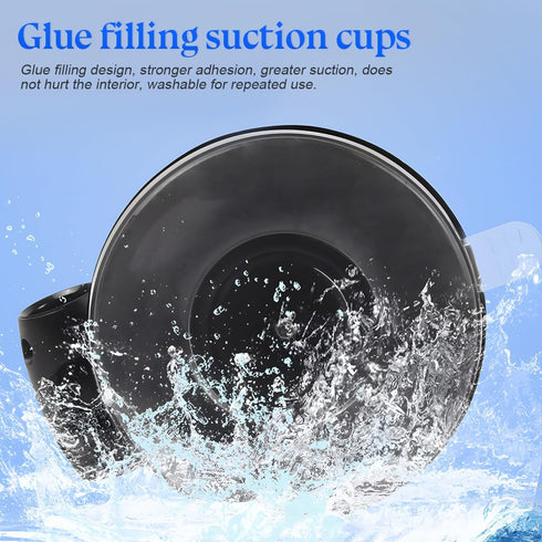 Suction Cup Car Phone Holder for Windshield/Dashboard/Window, Universal 360° Rotating Adjustable Cell Phone Holder Mount, Hands Free Phone Cradle ...
