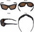 WYND Blocker Polarized Riding Sunglasses Extreme Sports Wrap Motorcycle Glasses...