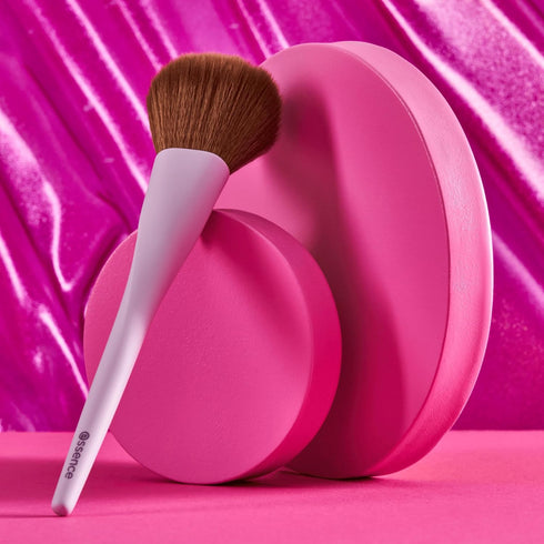 essence | Powder Brush | Long, Soft Bristles for Pressed & Loose Powder Makeup Application & Blending | Vegan & Cruelty Free...