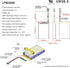 EEMB Lithium Polymer Battery 3.7V 1200mah 803048 Lipo Rechargeable Battery Pack with Wire JST Connector for Speaker and Wireless Device- Confirm D...