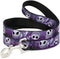Buckle-Down Pet Leash - Jack Expressions/Ghosts in Cemetery Purples/Grays/White - 6 Feet Long - 1" Wide...