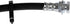 Dorman H38636 Rear Center Brake Hydraulic Hose Compatible with Select Dodge Models, Black...