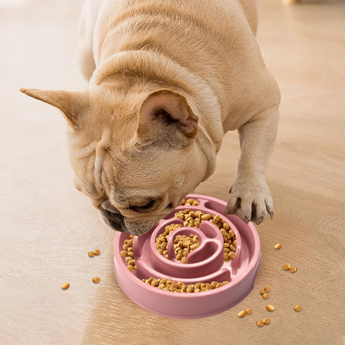 Jenilily Slow Feeder Bowls Anti-Slip Puzzle Interactive Bloat Stop Bowl Anti-Choking Dog Bowl for Small and Medium Dogs...