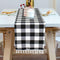 ShinyBeauty Buffalo Plaid Table Runner Black and White 13''x72'' Buffalo Check Table Runner Tassel Runner Checkered Table Cover Classic Gingham Ta...