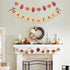 Uniwish Happy Fall Banner with Pumpkin Maple Leaves Sign Garland Fall Thanksgiving Day Decorations Mantle Fireplace Hanging Bunting...