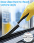 Hard Bristle Crevice Cleaning Brush, Grout Brush, Small Gap Cleaning Brush - Crevice Cleaning Tool Brushes Set Efficient Scrubber Tools for Bathro...