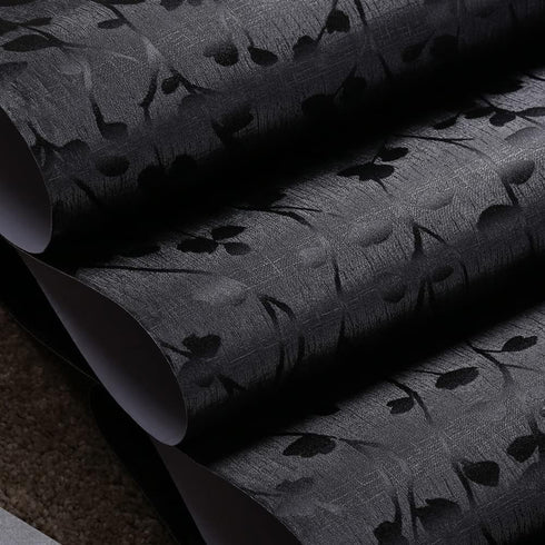Black Branch Peel and Stick Vinyl Film Stick Paper Contact Paper Removable DIY Decorative Wallpaper for Cabinets Bedroom Furniture Countertop Shel...