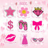 Car Air Fresheners Pink Car Interior Accessories Cute Car Air Fresheners Hanging 9Pcs Car Mirror Accessories Different Scents Vanilla New Car Blac...