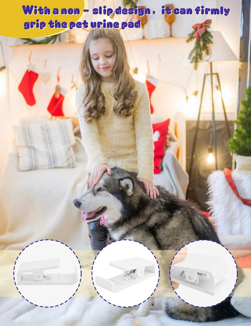 6 Pcs Potty Training Dog Pee Pad Holder for Leg-Lifting Marking Dogs Indoor Training Pad Holder for Small & Large Size Wee Wee Pad with Nano Gel S...