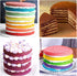 Silicone Mould for 4.5 inch Layer Cake Pan Round Cylinder Rainbow Cake Pans Vegetable Pancakes Pizza Crust Omelet Frittata Set of 4...