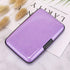 ELFISH RFID Blocking Credit Card Protector Aluminum ID Case Hard Shell Business Card Holders Metal Wallet for Men or Women (Purple)...