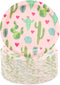 Sparkle and Bash Fiesta Plates for Cinco de Mayo Party Supplies and Cactus Themed Decorations (7 In, Pack of 80)...