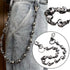 Andy's Orchids Wallet Chain, Punk Skull Jeans Decor Pants Chain Secure Travel Wallet Heavy Duty Link Coil Leash Jewelry...