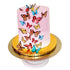 34pcs Pre-Cut Edible Butterflies Wafer Paper,Easter Wedding Cake Cupcake...