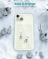 Case compatible with iPhone 15 Plus, Clear Phone Case with Card Holder Shockproof Slim Cover compatible with iPhone 15 Plus - Transparent...