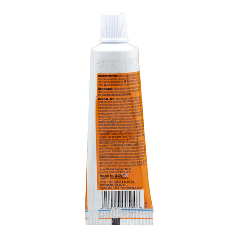 Gorilla Waterproof Caulk & Seal 100% Silicone Sealant, White, 2.8oz Squeeze Tube (Pack of 2)...