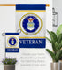 Air Veteran Armed Forces USAF United State American Military Retire Official House Decoration Banner Small Yard Gift Double-Sided, Garden Flag 13"...