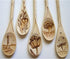 Kitchen Wooden Spoons Mixing Baking Serving Utensils Puppets 10 In - 12 Pack...