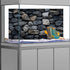 Underwater Stone Aquarium Background, Rock Wall Nature Landscape Fish Tank Backdrop Decor, Polyester Fabric with 6 EVA Double-Sided Tapes 48x24 in...