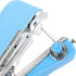 Blue Handheld Sewing Machine, Portable Mini Manual Sewing Machine Handy Needlework Tool Mini Sewer Machine Hand Stitcher Sewing Machine Beginner S...