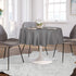 sancua Round Tablecloth - 60 Inch - Water Resistant Spill Proof Washable Polyester Table Cloth Decorative Fabric Table Cover for Dining, Buffet Pa...