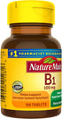 Nature Made Vitamin B1 100 mg, Dietary Supplement for Energy Metabolism Support, 100 Tablets, 100 Day Supply...