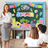 Hello Summer Bulletin Board Decorations Summer Pool Classroom Bulletin Board Border Hawaiian Beach Paper Cutouts for Classroom Window Wall Home Of...