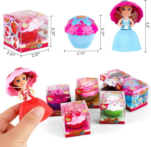 Beautiful Cake Doll Toy Surprise Cupcake Princess Doll Toys for Children Kid Transformed Scented Girls Funny Game Gift (6PCS)…...