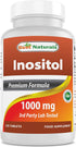 Best Naturals Inositol 1000mg 120 Tablets - also called vitamin B8...