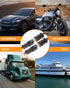 NAOEVO 2 Pin DT Connectors Waterproof, 2 Wire Connector 16 AWG Automotive Electrical Connector, 2 Pin Connectors Male and Female Wire with Heat Sh...