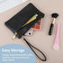 Women's Wristlet Clutch, Leather Double Zipper Phone Clutch Wallet Large Capacity...