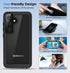 Samsung Galaxy S24 Case, Samsung S24 Waterproof Case with Built-in Screen Protector, Full Body Heavy Duty Phone Case Dustproof Shockproof Case Cov...